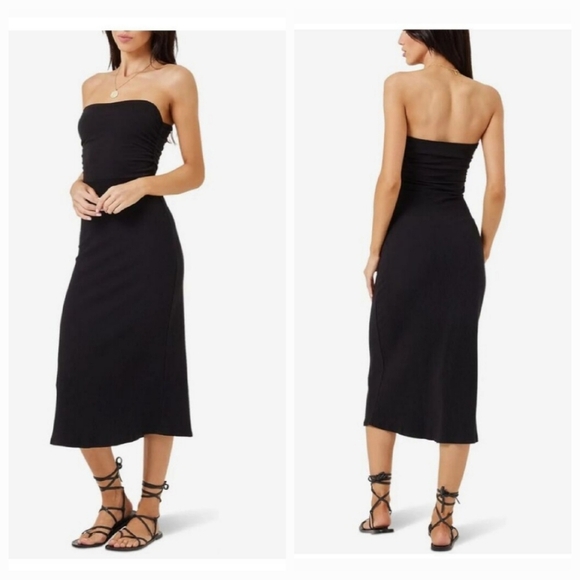 L*Space Black Manaia Dress - Picture 1 of 8